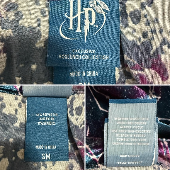 Harry Potter Exclusive Boxlunch Collection Burn Out Velvet Constellation Kimono - Picture 3 of 7